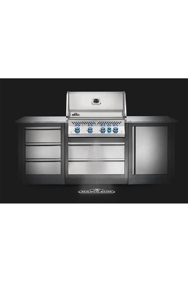 Napoleon Prestige Pro 500 Built-In Gas Grill – BIPRO500RBPSS-3-GR Built-in Grills