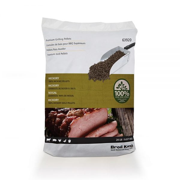 Hickory Pellets (9KG) – Broil King Smoker accessories