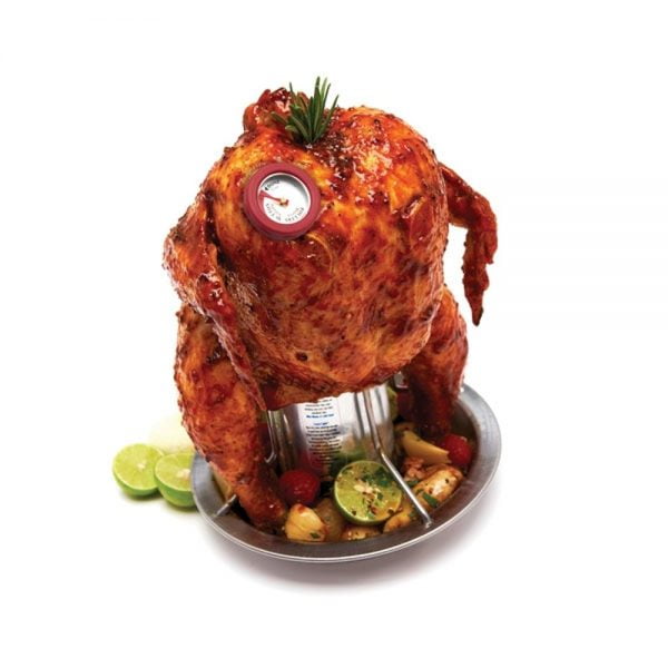 Βάση για Κοτόπουλο Με Θερμόμετρο Κρέατος Σιλικόνης – Broil King Αξεσουάρ