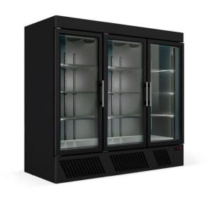 SHOWCASE BLACK MAINTENANCE WITH 3 DOORS Catering equipment