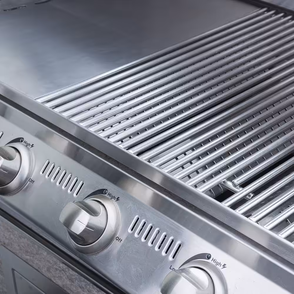 “SIGNATURE S3000S “”DESIGNER TROLLEY”” 5 BURNER CAST IRON PACK -BEEFEATER® BBQ “SIGNATURE S3000S “”DESIGNER TROLLEY”” 5 BURNER CAST IRON PACK -BEEFEATER® BBQ