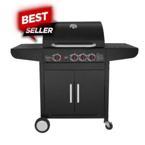 GAS BBQ GS GRILL LUX 3+1 CAST IRON – 11.5kW Gas grills