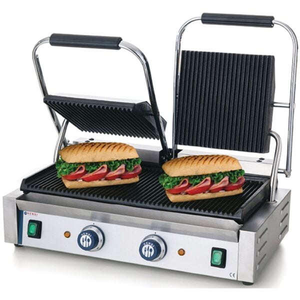 Ribbed toaster – double Catering equipment