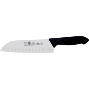 Μαχαίρι 18 εκ, μαύρο, Santoku Granton Αξεσουάρ