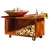 OFYR FIREPIT BBQ ME ΞΥΛΟΘΗΚΗ CORTEN BBQ OFYR FIREPIT BBQ ME ΞΥΛΟΘΗΚΗ CORTEN BBQ